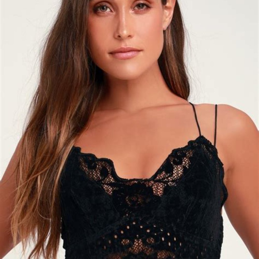 Free People Velvet Madonna Bralette